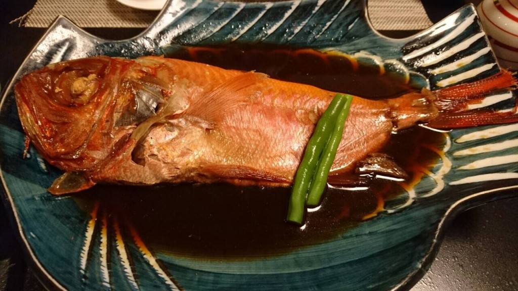 日式滷金目鯛